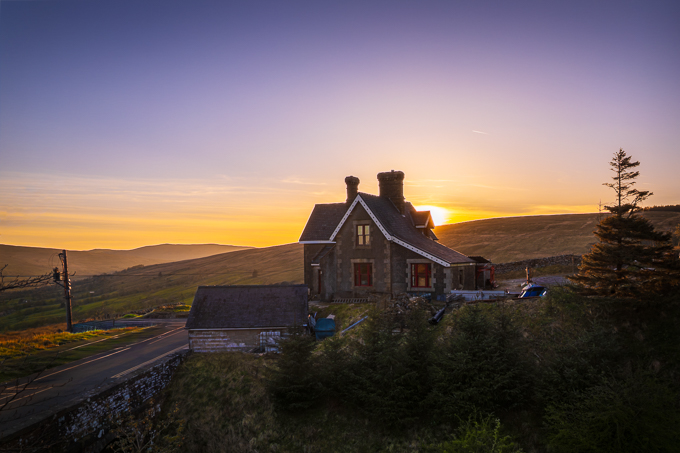 Dent Station sunset